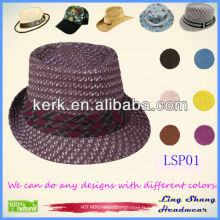 Chapeau de paille en papier promotionnel Panama Panama, 100%, chapeau de paille en papier 100%, LSP01